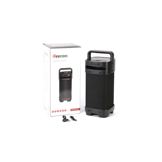 BEECARO PORTABLE SPEAKER GF801 FM/AUX/USB 5.0 VERSION BLACK BEECARO PORTABLE SPEAKER GF801 FM/AUX/USB 5.0 VERSION BLACK